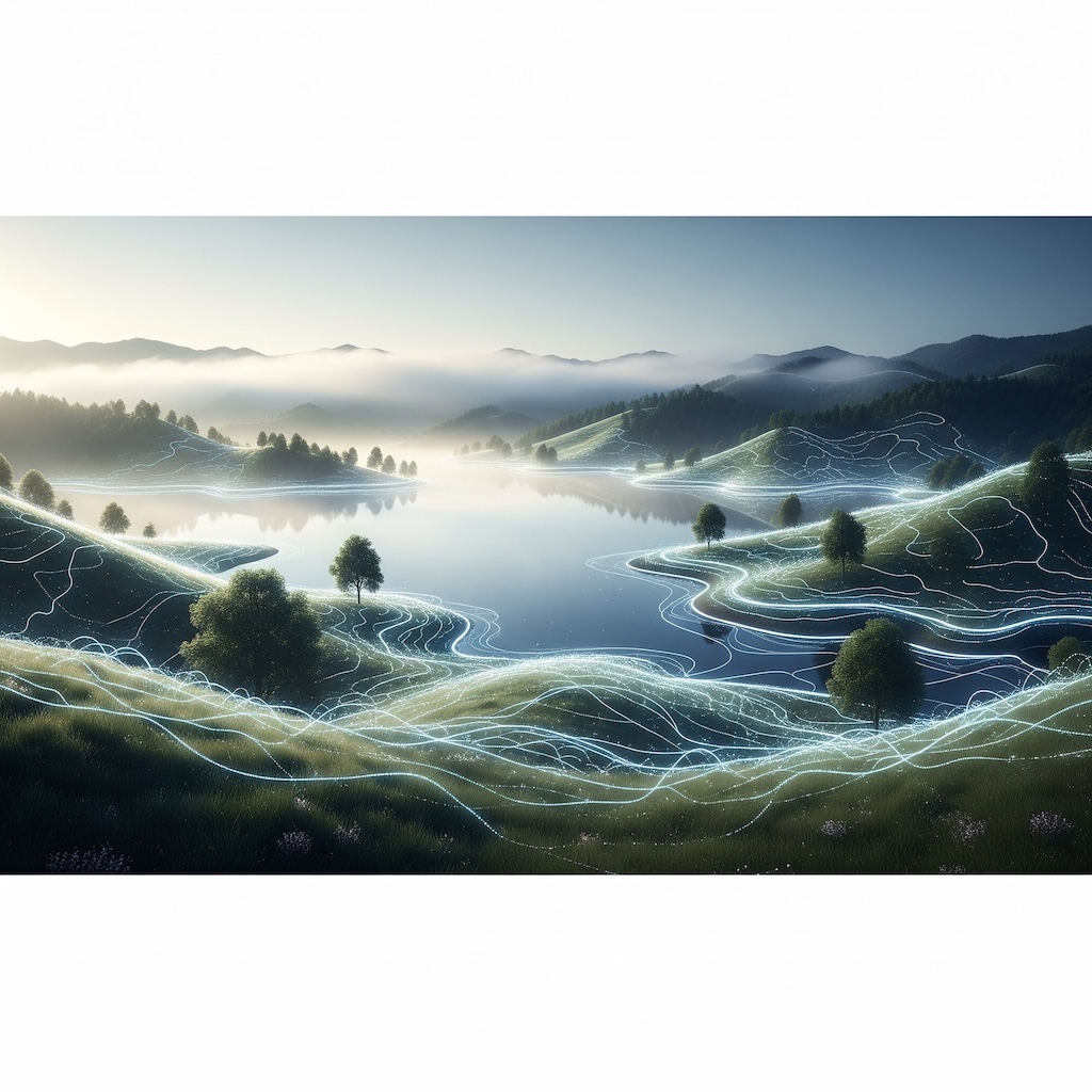 Nature and Technology Background